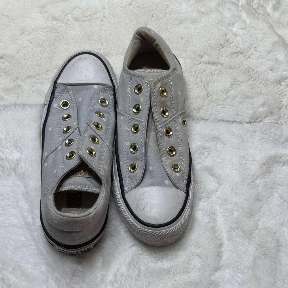 Converse Gray Slip-On Sneakers